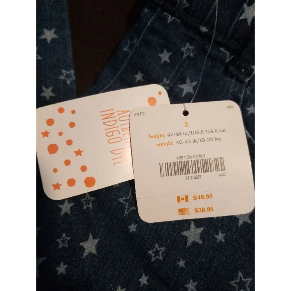 Gymboree cosmic club star Jeans nwt 5‎